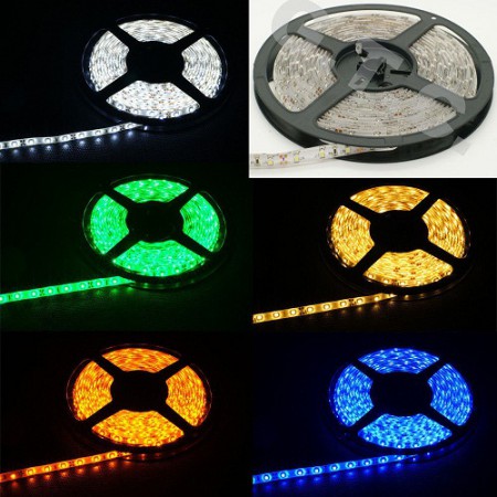 Led pásik, 5050, 300 LED, 48-60W/5m, zimná biela, 12V 